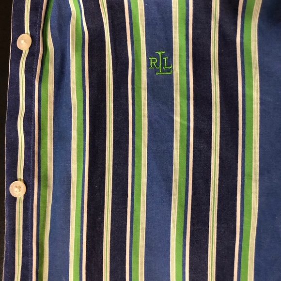 Lauren by Ralph Lauren Striped Button Down - Picture 6 of 9